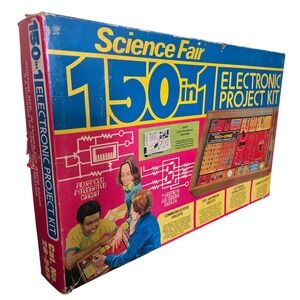 ✨️Host Pick ✨️RADIO SHACK 1970 Science Fair 150 in One Electronic Project Kit